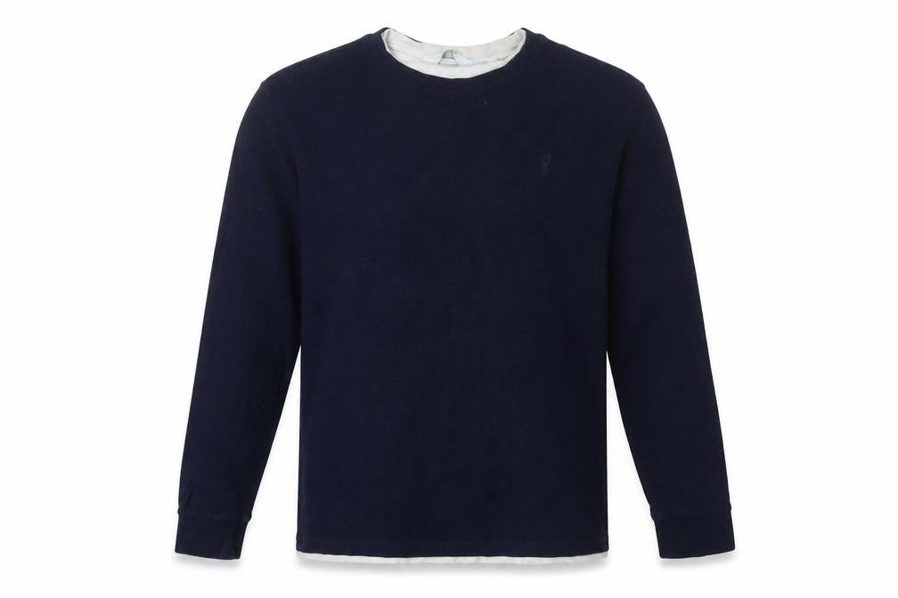 Next Men's Blue Pullover Sweatshirt M - Cotton, Comfy, Knit