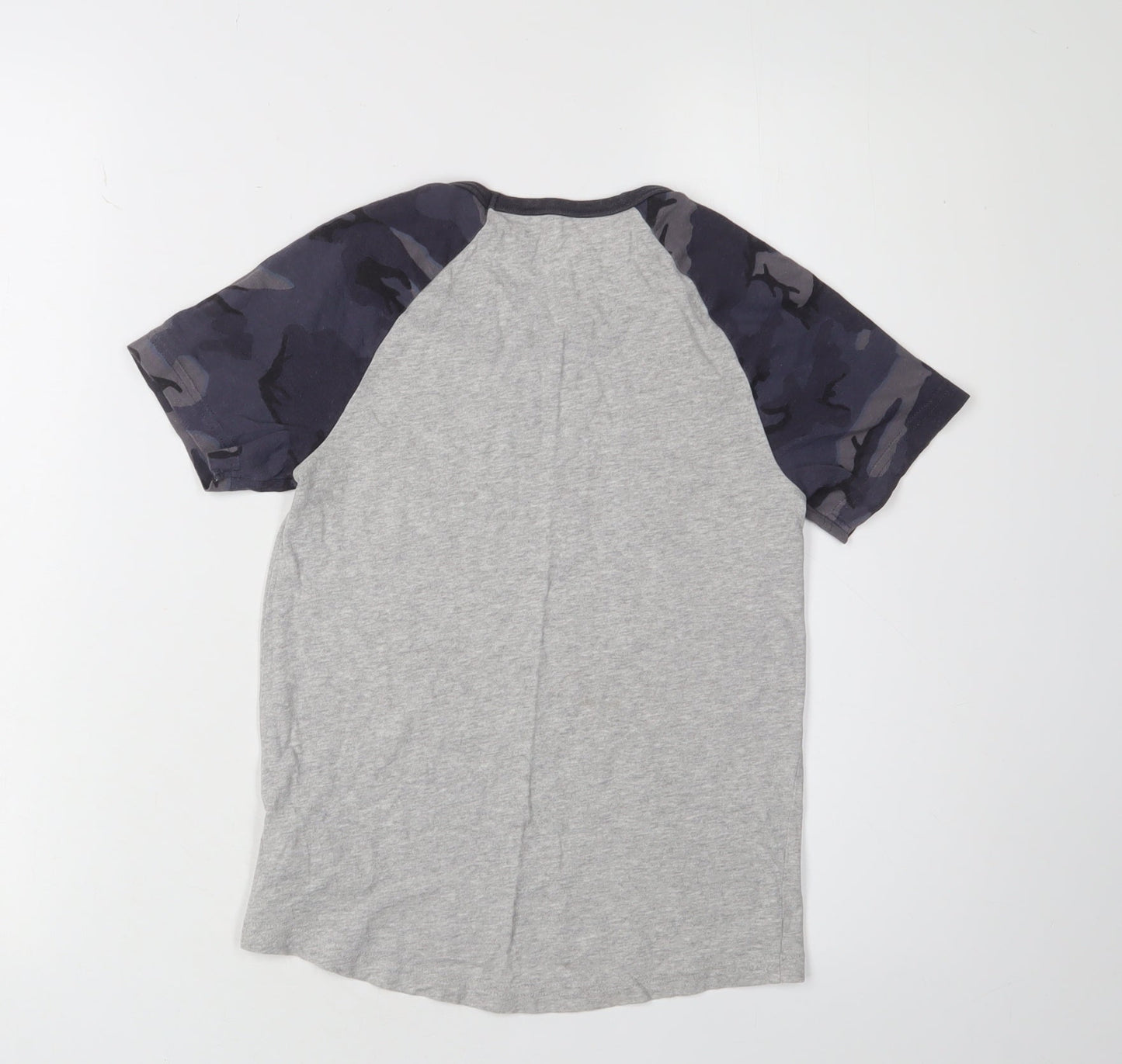 Next Boys Grey Camouflage T-Shirt, Age 7, Casual Style