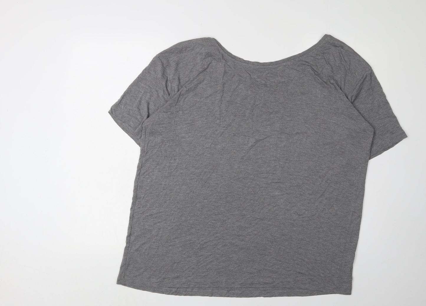 Next Women's Grey Sequin Short Sleeve T-Shirt