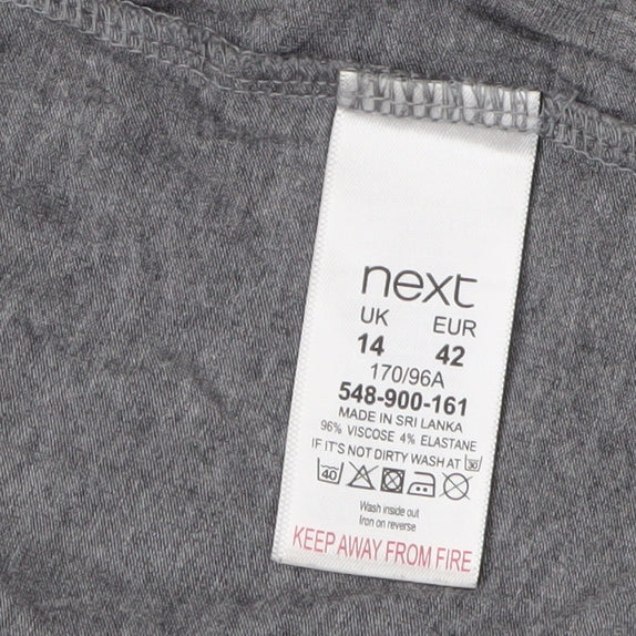 Next Women's Grey Sequin Short Sleeve T-Shirt