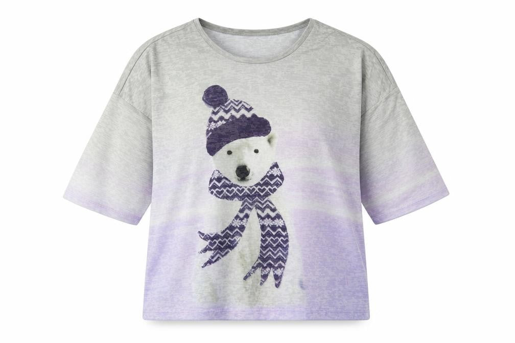 Next Women's Multicoloured Winter Animal T-Shirt, Size 16