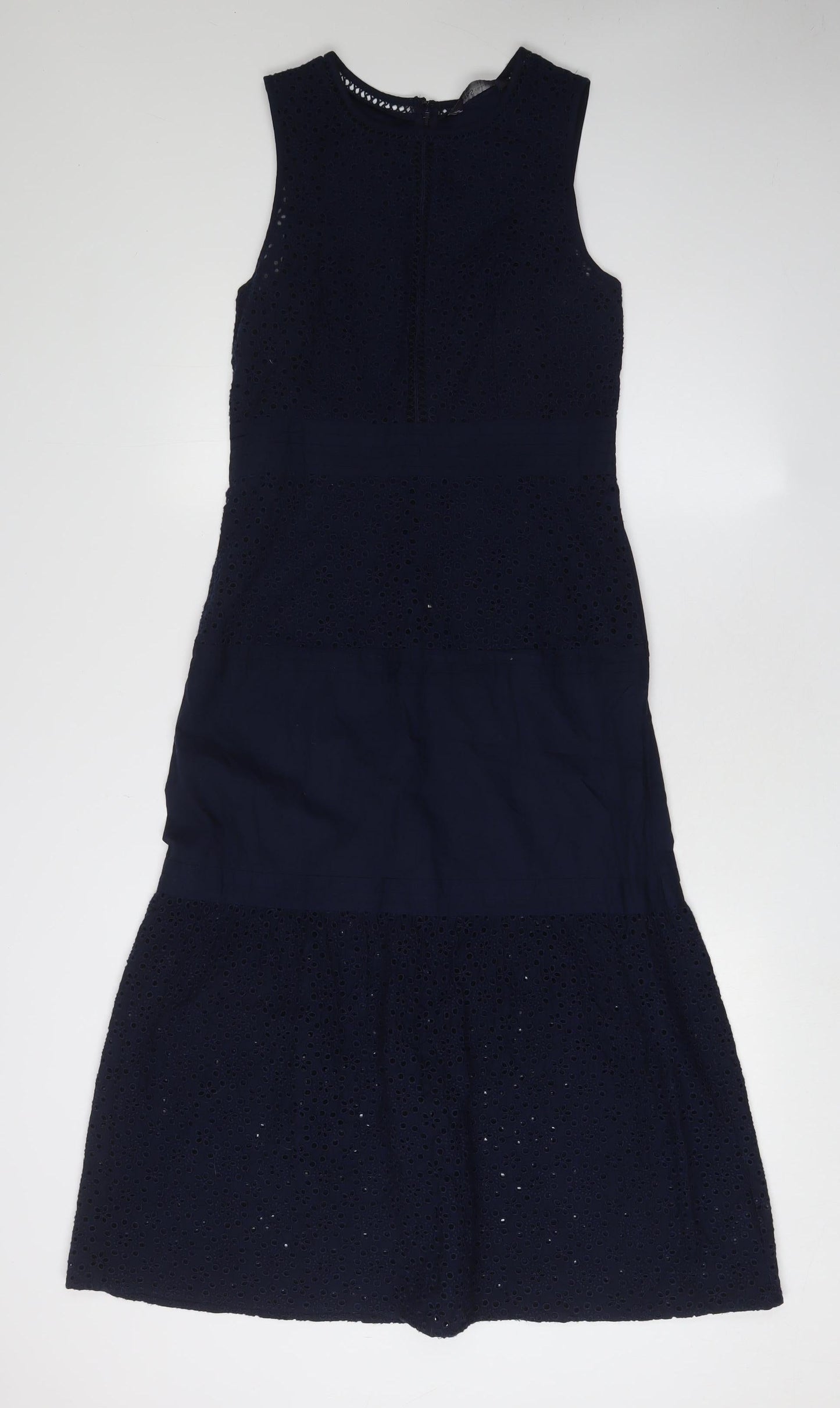 Marks and Spencer Women Blue Fit & Flare Dress Size 6