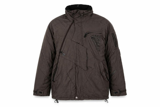 SMS Men's Brown Parka Jacket - L, Zip, Pockets, Casual Wear