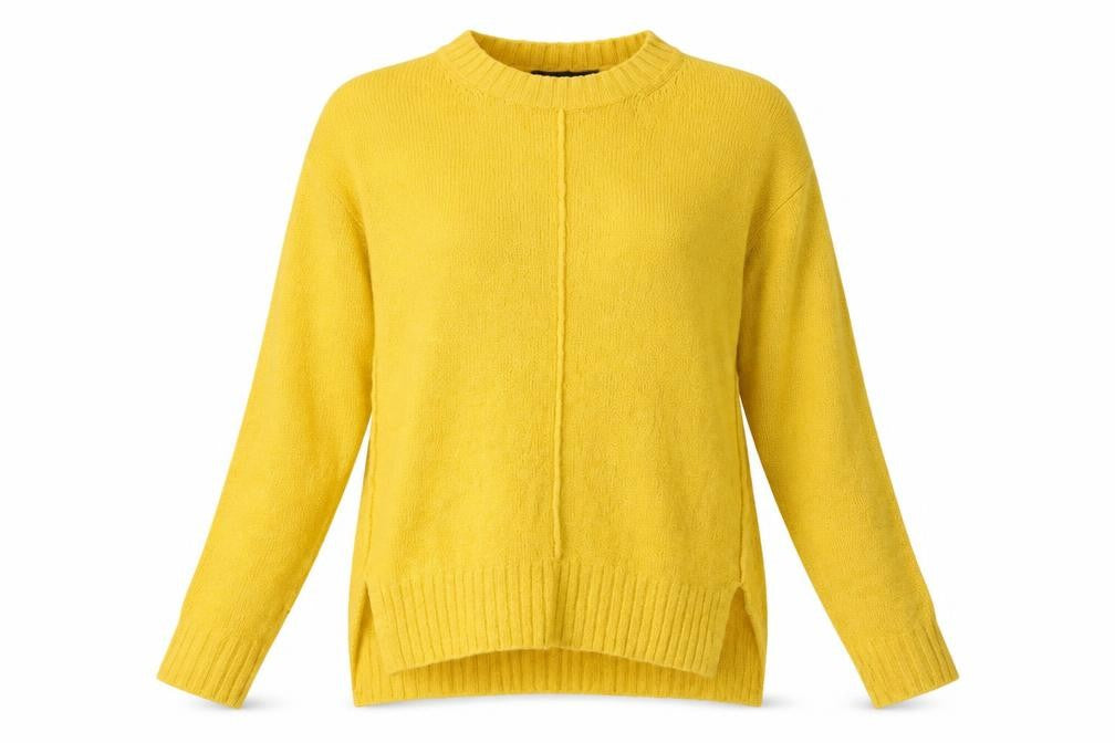 Marks & Spencer Women's Yellow Pullover Jumper S