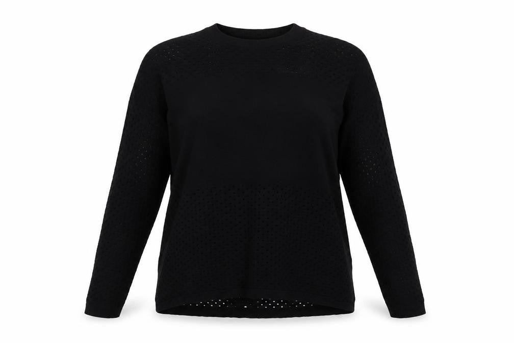 Topshop Women's Black Knit Pullover Jumper, Size 8