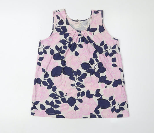 GapKids Girls Multicoloured Floral Tank Top, 13 Years