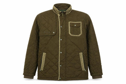 Nicholas Deakins Men's Green Quilted Jacket, Medium