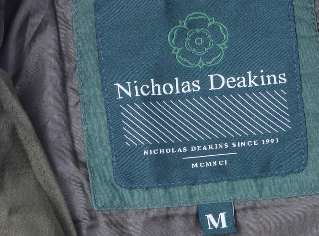 Nicholas Deakins Men's Green Quilted Jacket, Medium