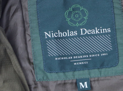 Nicholas Deakins Men's Green Quilted Jacket, Medium