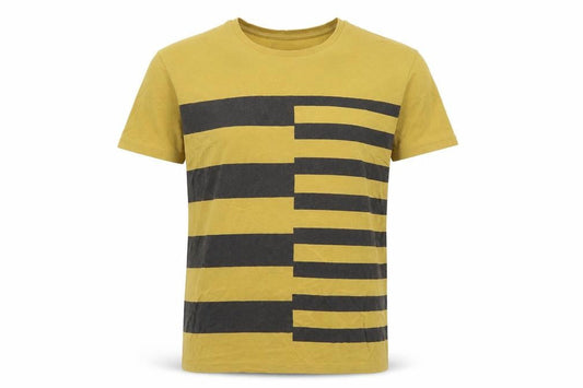 Jasper Conran Men's Beige Striped T-Shirt, Large