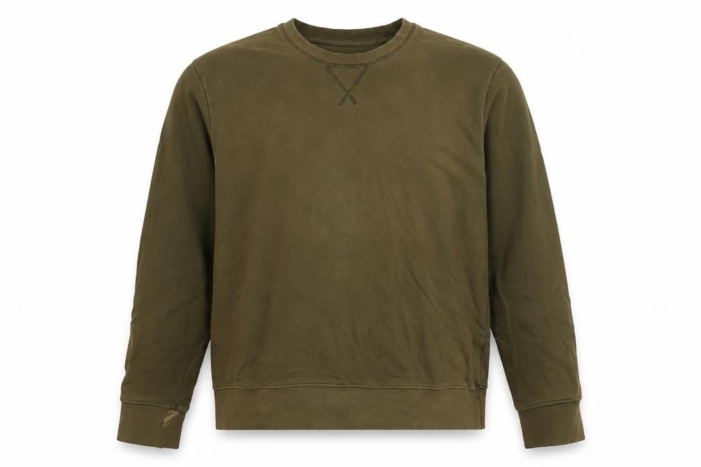 Racing Green Men's Green Pullover Sweatshirt Large