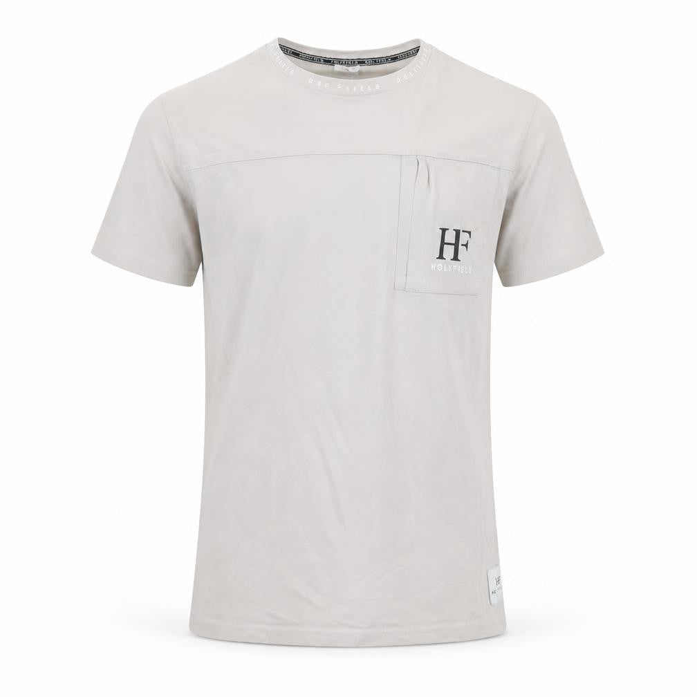 Holyfield Teens Grey M T-Shirt, Comfortable Crew Neck