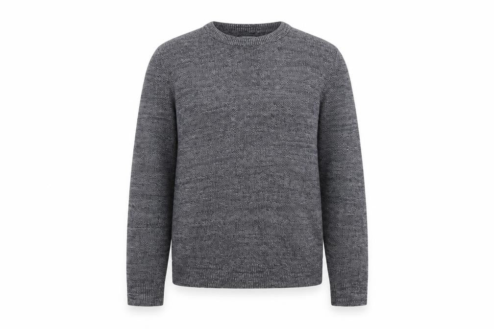 Linea Women's Grey Crew Neck Cotton Pullover Jumper M
