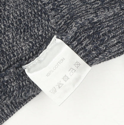 Brand and care label for Linea Women's Grey Crew Neck Cotton jumper M