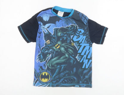 Preloved Batman Boys Multicoloured Graphic T-Shirt, 8 Years, Superhero - Front