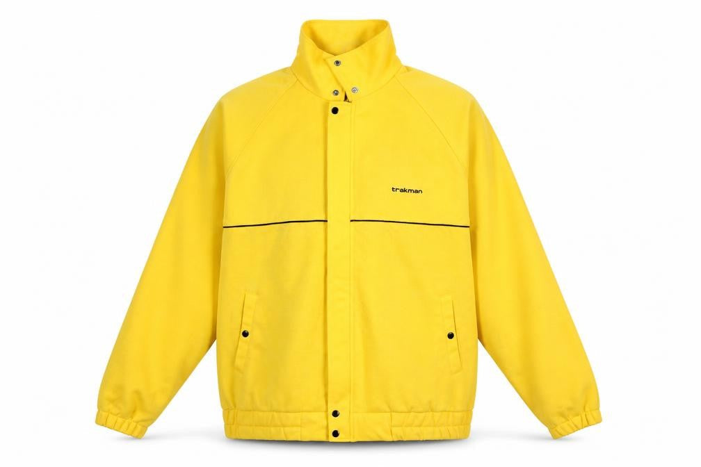 Trakman Men's Yellow Windbreaker Jacket M