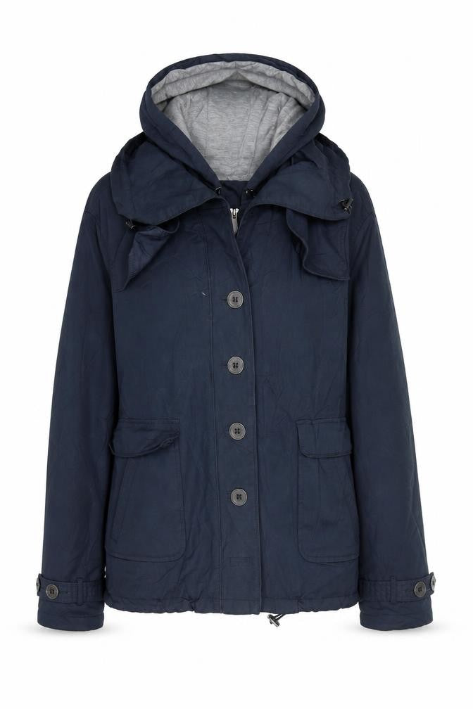Debenhams Women's Blue Parka Jacket - Size 12