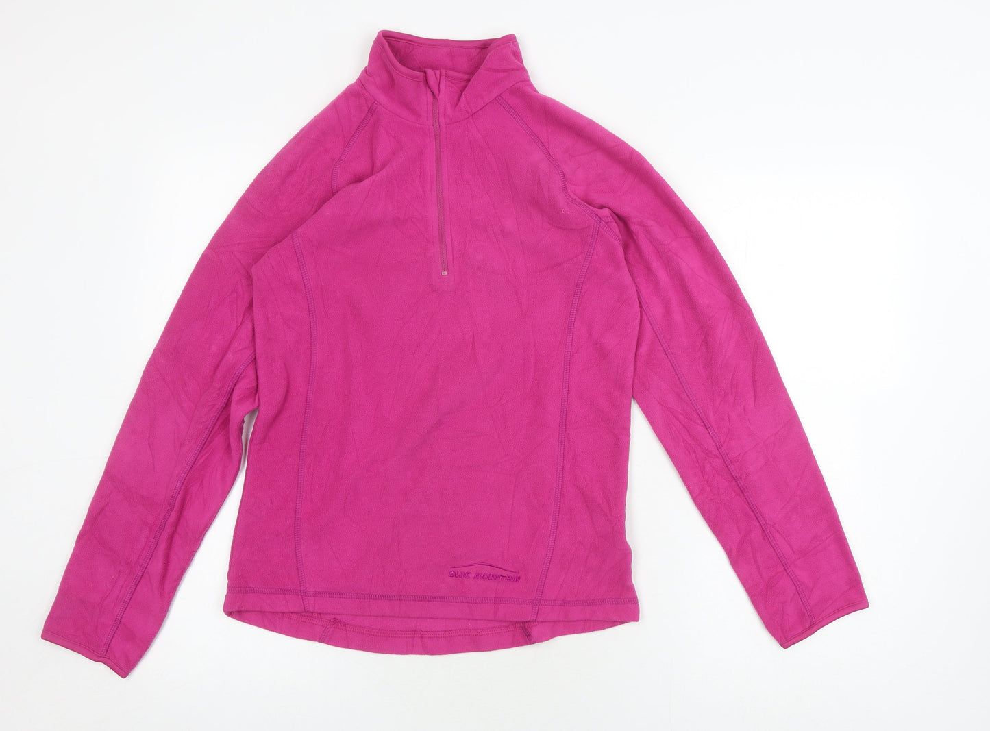 Blue Mountain Women's Pink Fleece Pullover Sweatshirt