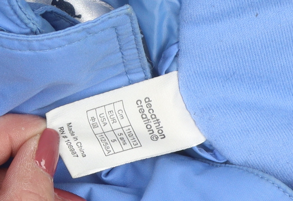 Decathlon Boys Blue Snowsuit Ski Jacket 5 Years