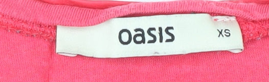 Oasis Pink XS Women's Basic Scoop Neck Tank