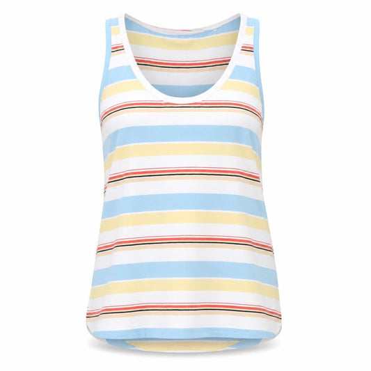 FatFace Women's Multicolour Tank Top Size 10 - Casual Striped Wear