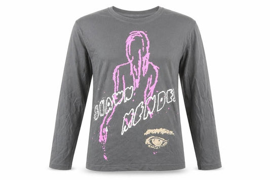 Shawn Womens Mendes Grey Music Tour T-Shirt M Long Sleeve