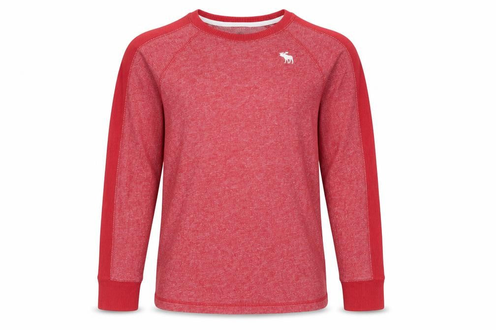 Abercrombie & Fitch Kids Red Boys Casual Long Sleeve Pullover Top 13-14