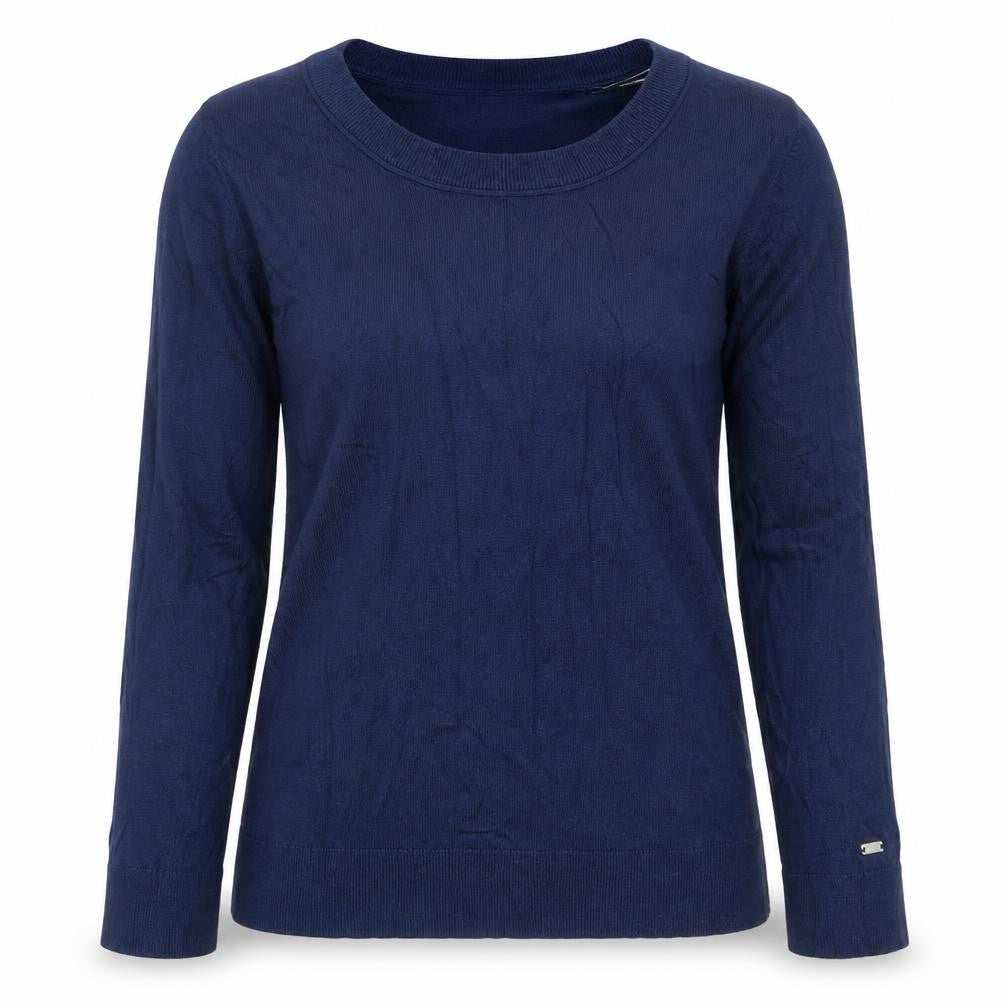 Tommy Hilfiger Women’s Blue Blouse - Size S, Bow Accent