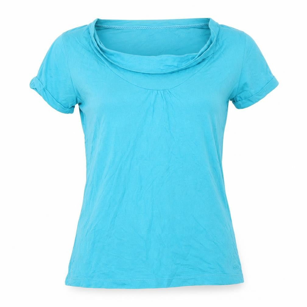 Mexx Women Blue XS Basic T-Shirt Scoop Neck Casual