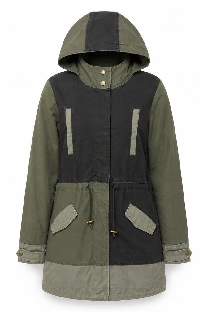 Vero Moda Women's Green Military Parka S