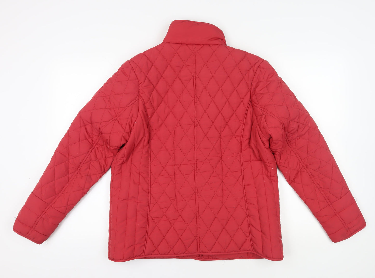 Charlotte West Women's Red Quilted Jacket Size 16