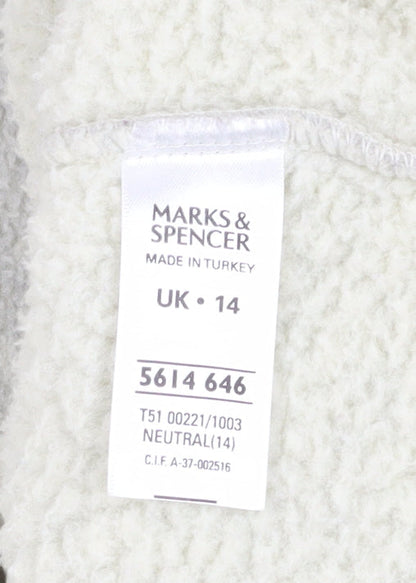 Marks & Spencer Women's White Jacket Size 14