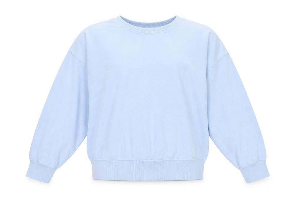 New Look Women's Blue Pullover Sweatshirt, Size S