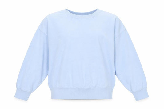 New Look Women's Blue Pullover Sweatshirt, Size S