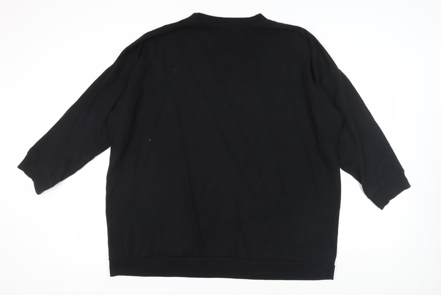 OVS Unisex Black Pullover Sweatshirt XL
