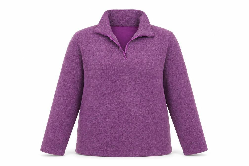 Bonmarché Women's Purple Knitted Pullover Sweatshirt, Size S