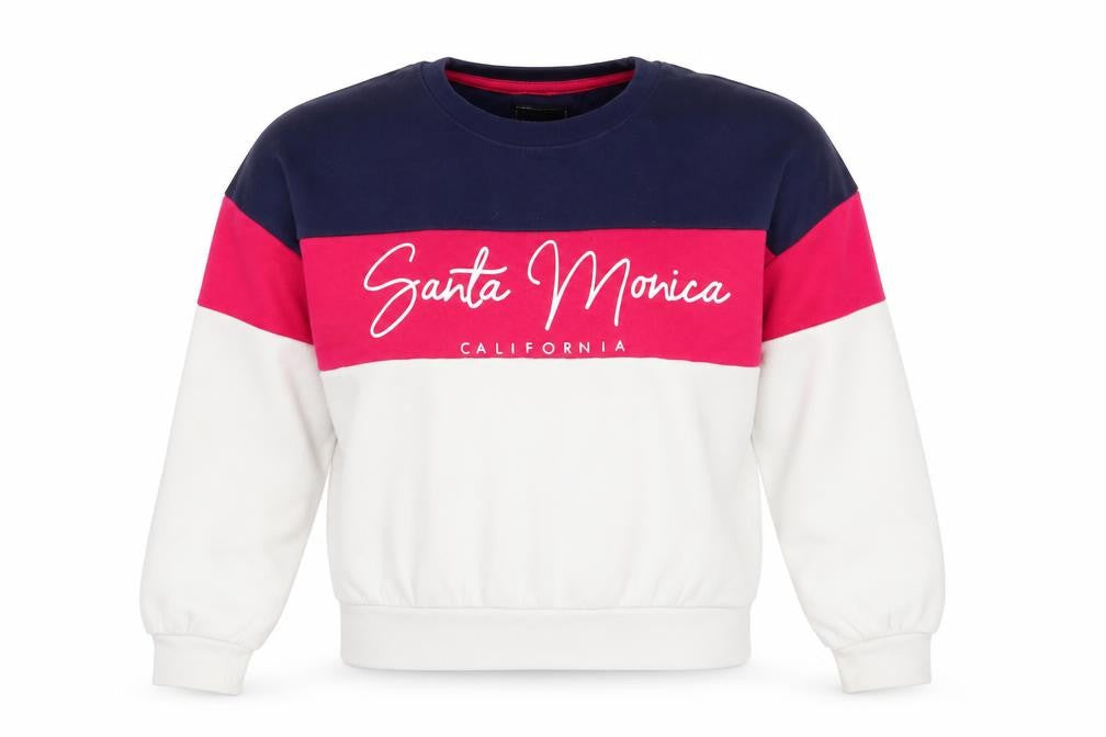 Genetic Apparel Women's Multicoloured Pullover Sweatshirt S
