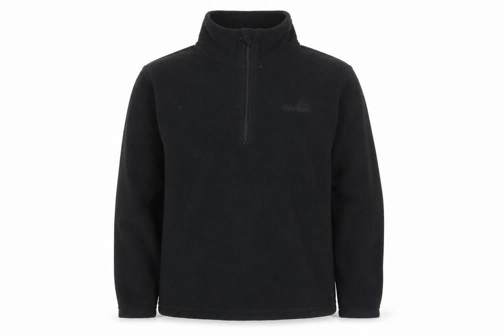 Peter Storm Boys Black Fleece Pullover Sweatshirt 7-8 Years