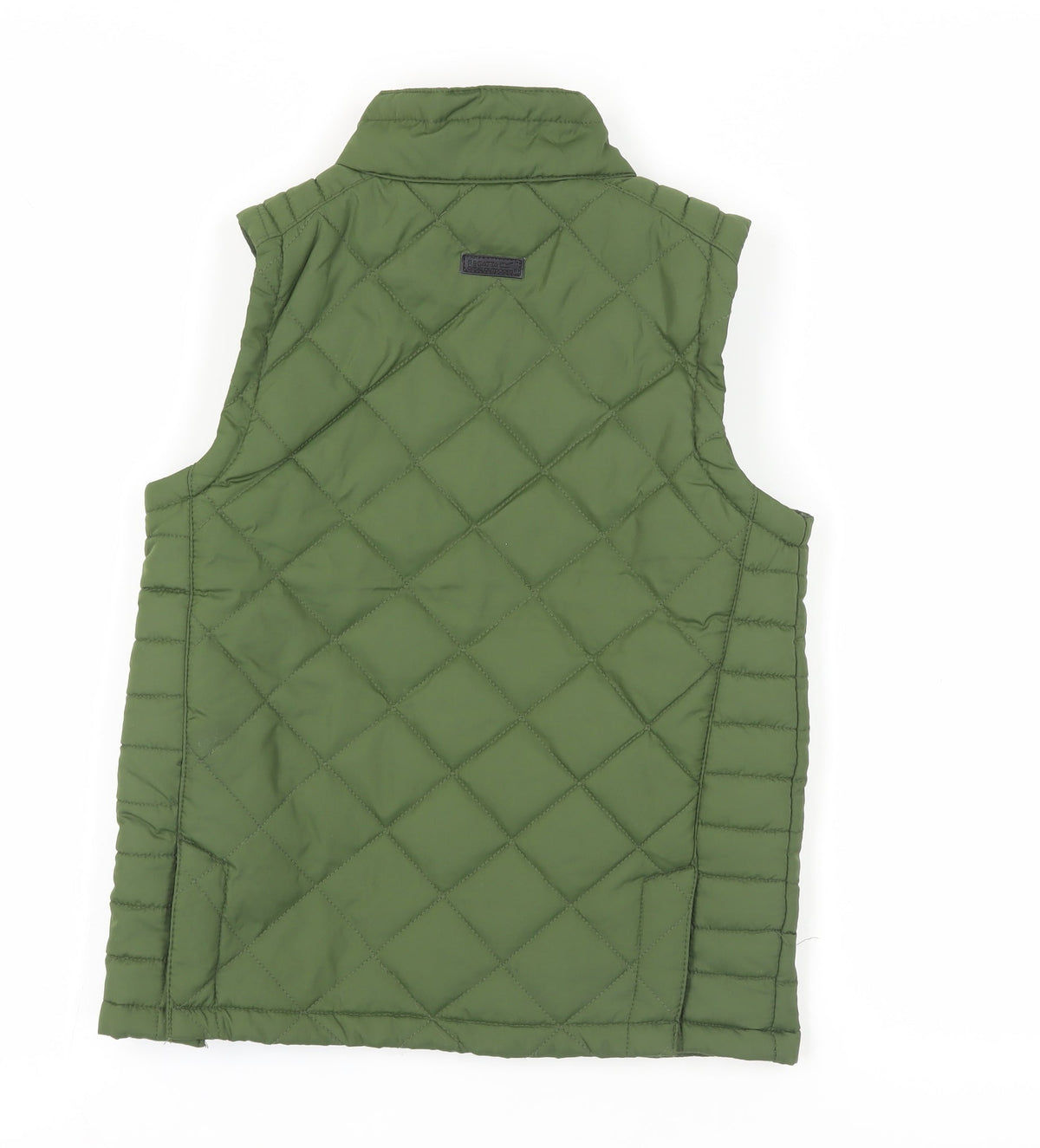 Back view of Regatta boys’ green quilted bodywarmer jacket 9-10 years