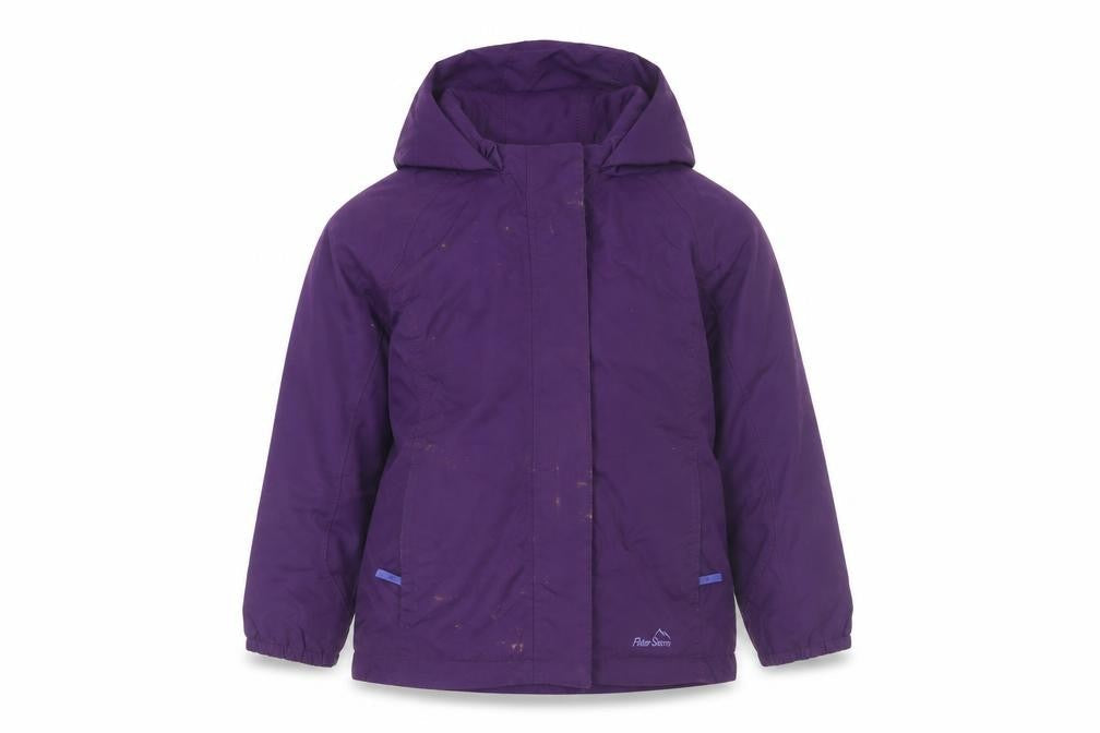 Peter Storm Girls Purple Hooded Jacket 9-10 Years Weatherproof