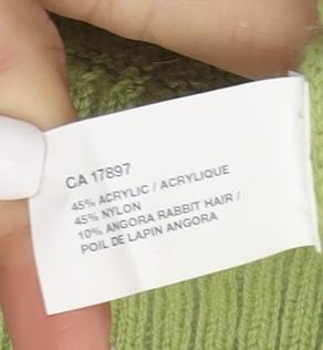 Gap Girls Green Geometric Pullover Jumper Size 12-13 Years
