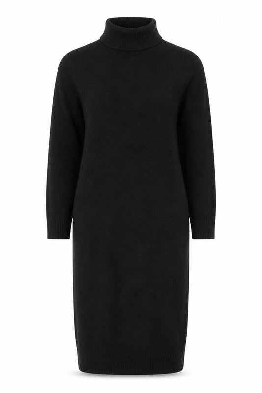 Collusion Women's Black Roll Neck Dress Size 10