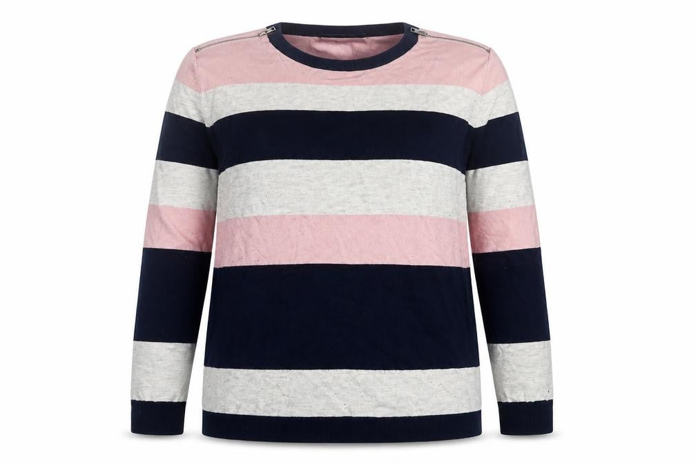 Wallis Women's Multicoloured Striped Pullover, UK 16