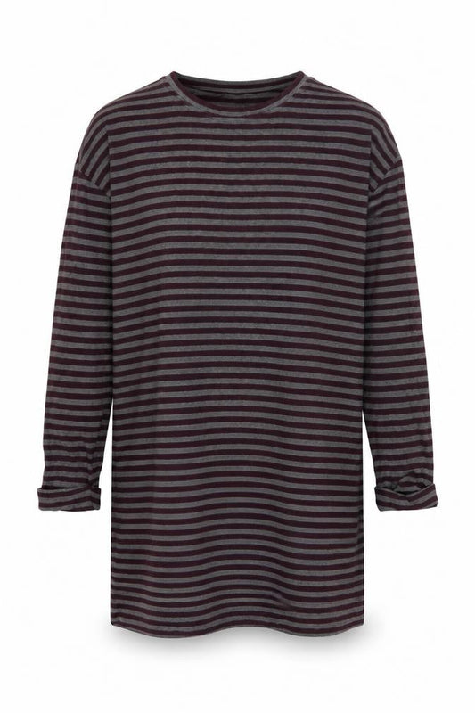 Artisan Ny Women's Striped T-Shirt Dress M Multicoloured