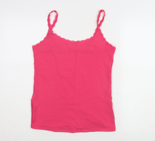 Marks and Spencer Women's Pink Camisole Tank - Size 14