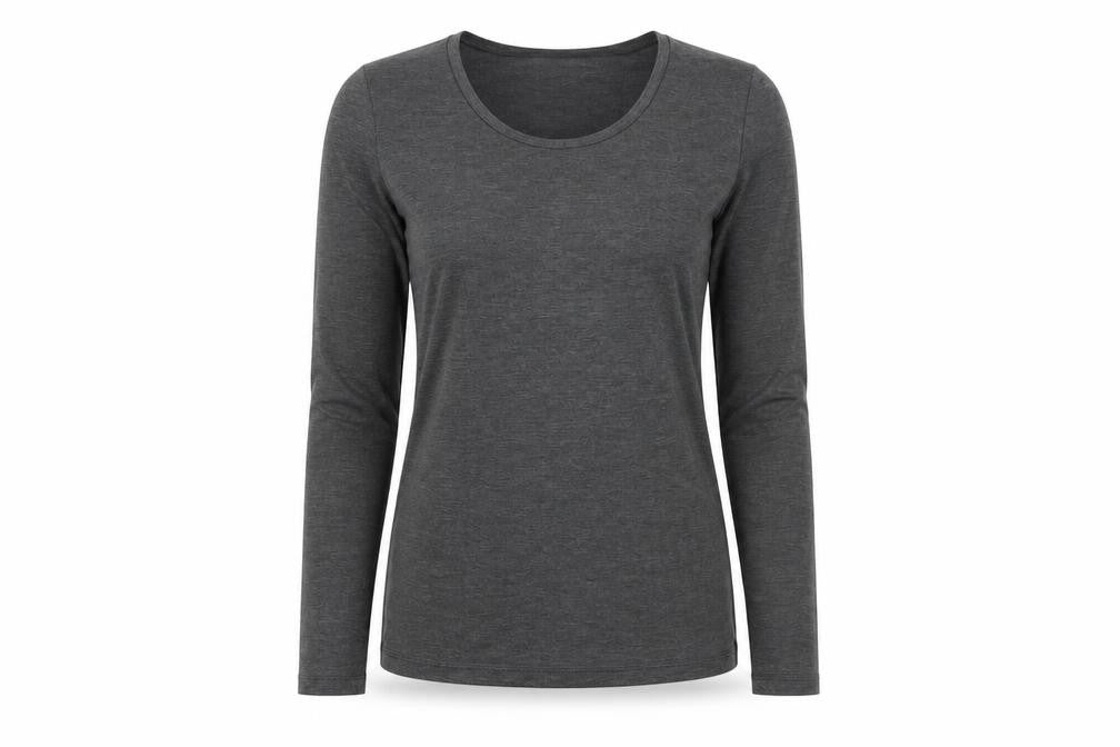 Marks & Spencer Black Long Sleeve Basic T-Shirt