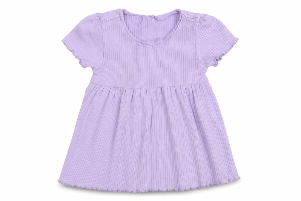 Next Girls Purple A-Line Dress, 5-6 Years, Cotton Blend