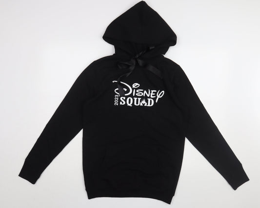 Women's Black Disney Hoodie XS, Pullover, Hooded, Size XS
