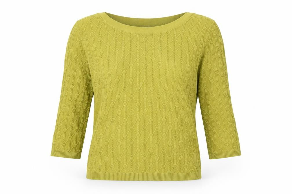 Country Casuals Women's Green Boat Neck Pullover Jumper, M, Cotton