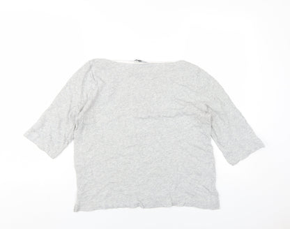 Back view of French Connection Women's Grey jumper, size S